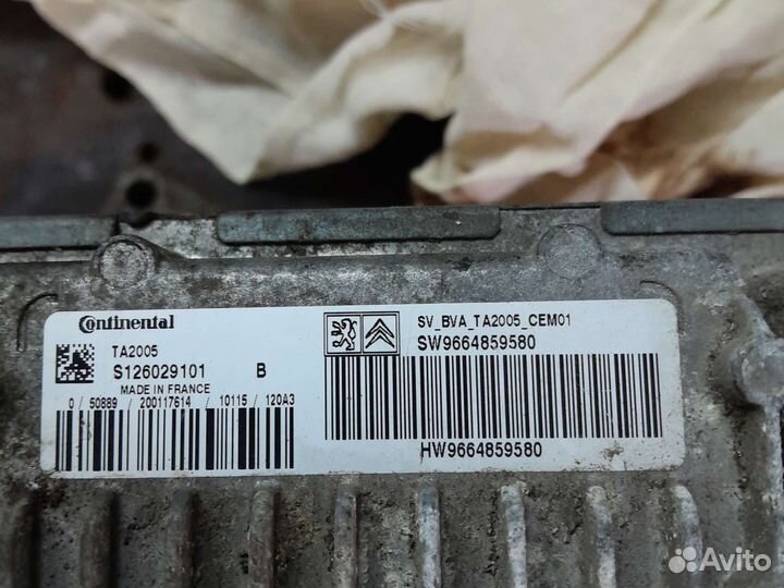 Эбу мозги на Ситроен Пежо