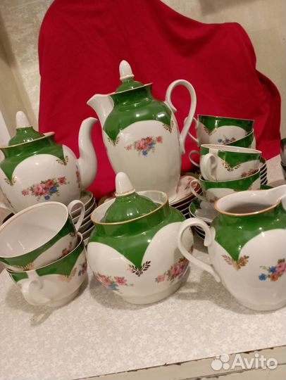 Чайно-кофейный сервиз воспоминание дулево