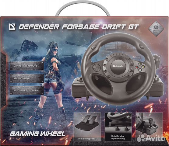 Игровой руль defender forsage drift gt купить в Челябинске ...