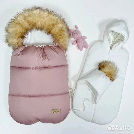 Зимний конверт в коляску