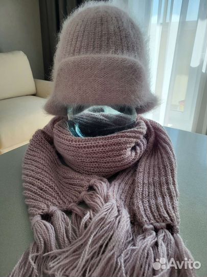 Комплект шапка+шарф