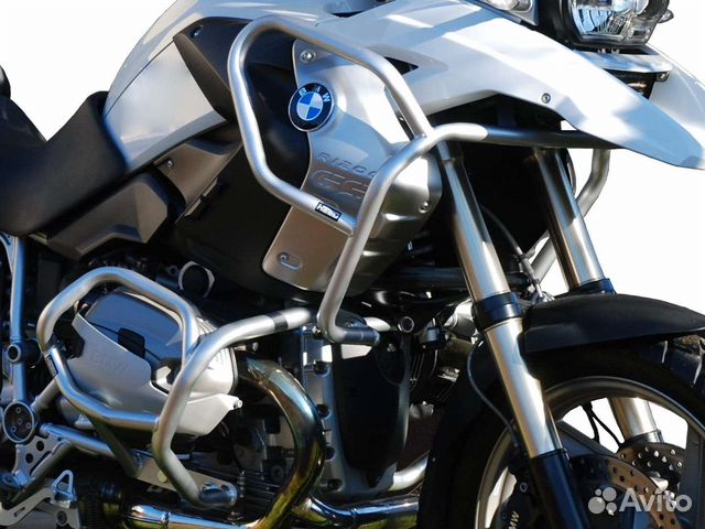 Дуги BMW R 1200 GS (08-12) чёрный/ серебро