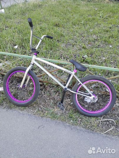 Бмх без тормозов фиолетовый