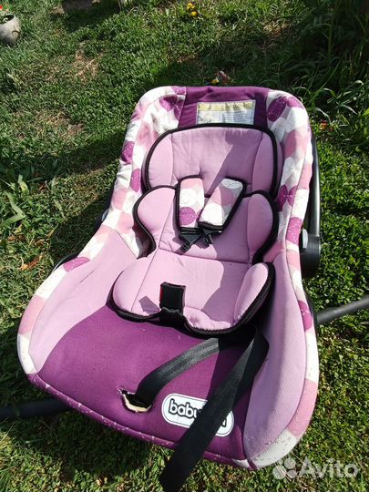 Детская автолюлька от 0 с вкладышем