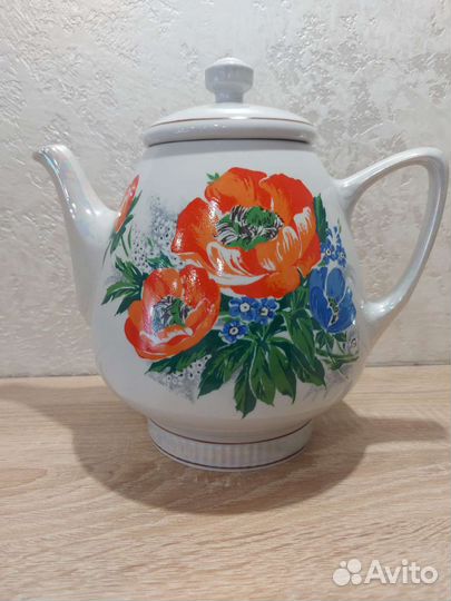 Чайник доливочный Сумский фарфор большой 3,5л