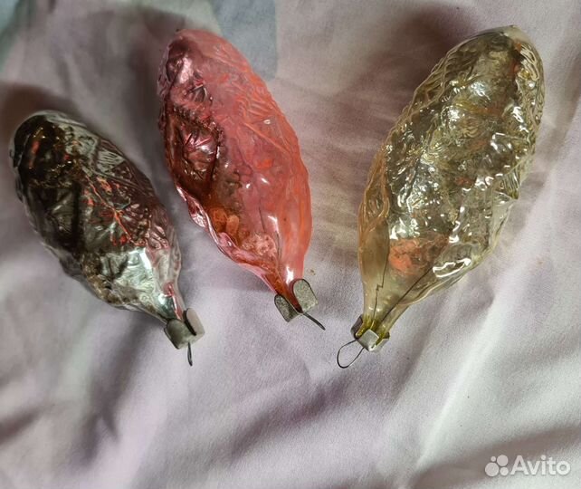 Елочные игрушки СССР Шишки