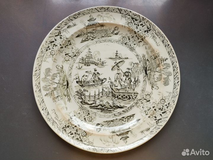 Тарелка 25,5 см эпоха СССР фарфор