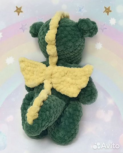 Игрушки ручной работы. Вязаные дракончики
