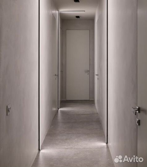 Скрытые межкомнатные двери