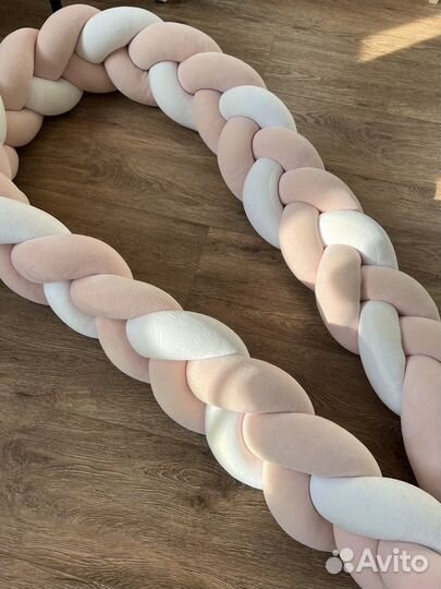 Косичка бортик в кроватку