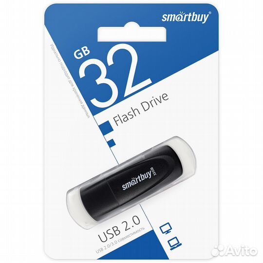 UFD Smartbuy 32GB Scout Black (SB032GB2SCK)