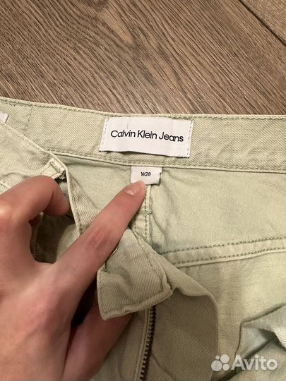 Шорты женские calvin klein джинсовые