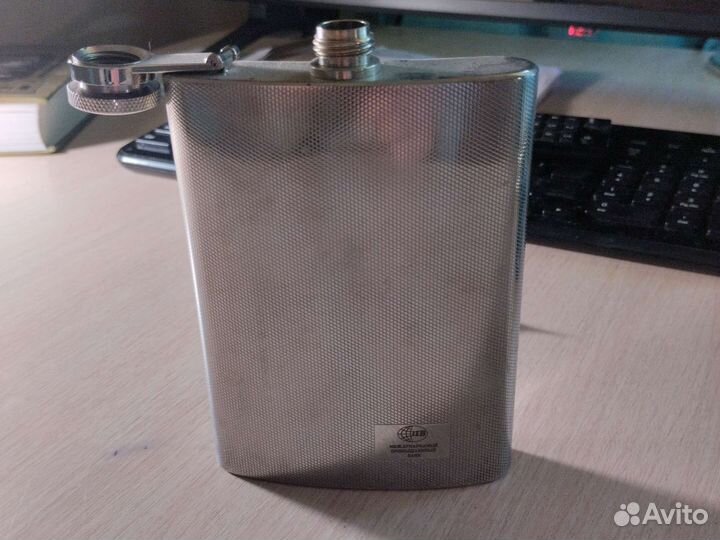 Фляжка из нержавейки с логот. межд. пром. банка