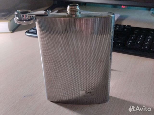 Фляжка из нержавейки с логот. межд. пром. банка