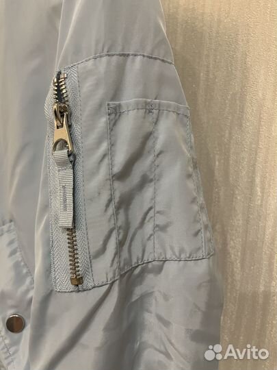 Бомбер befree женский, голубой, размер L