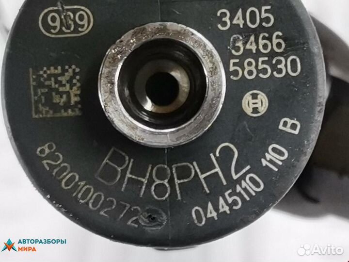 Форсунка Renault Laguna 2 2002 8200100272