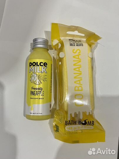 Гель для душа и бомбочка для ванн Dolcemilk