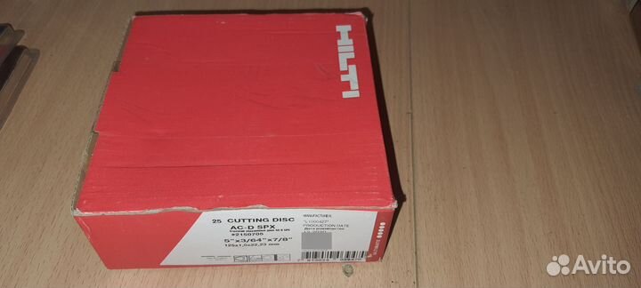 Диски отрезные hilti