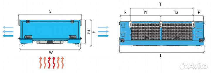 Воздухоохладитель 8,6 кВт FrigoCool EDD 30.21.4