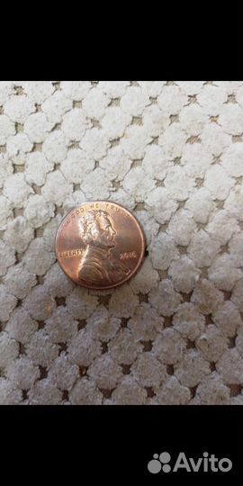 Один цент 2016г