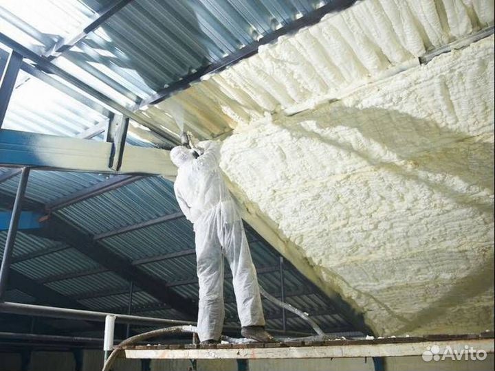 Утепление пенополиуретаном ППУ