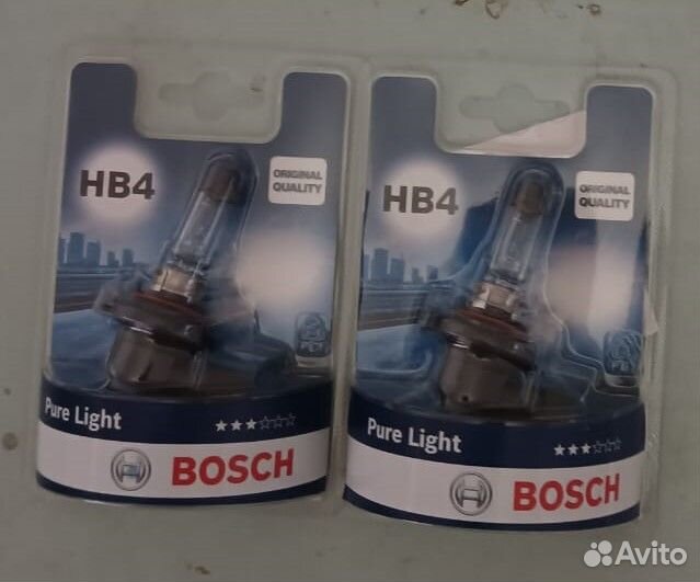 Лампы bosch 12V HB4 51W Pure Light