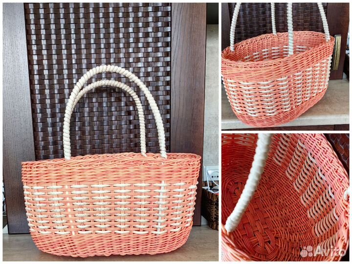 Корзины корзиночки из искусственного ротанга