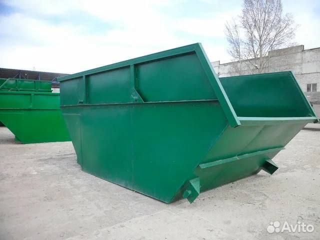 Вывоз кирпича, грунта, контейнером 8м3