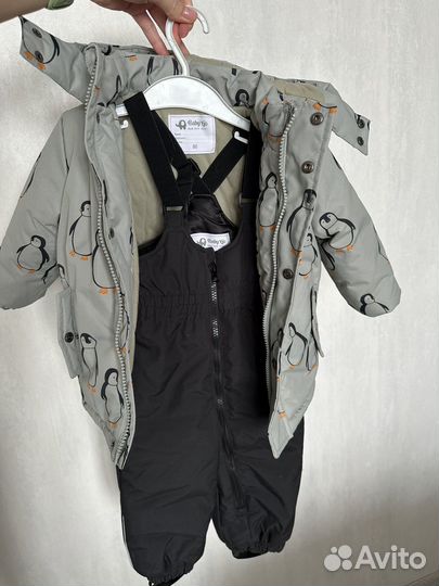 Зимний комбинезон 74-80 новый