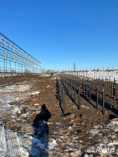 Винтовые сваи. Монтаж под ключ от 1 дня