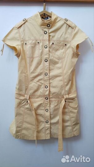 Платье рубашка хб 48 50