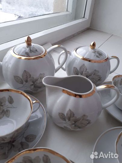 Сервиз чайный.Дулево 1968г.Фарфор