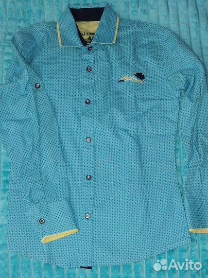 Рубашка для мальчика 122 новая