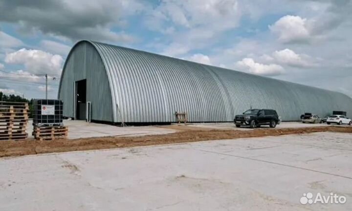 Бескаркасные ангары