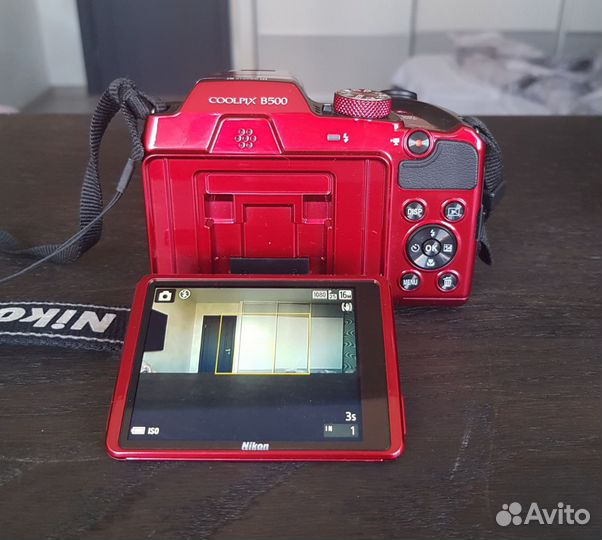 Фотоаппарат Nikon coolpix b500 (красный)
