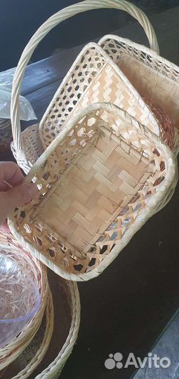 Корзинки бамбуковые