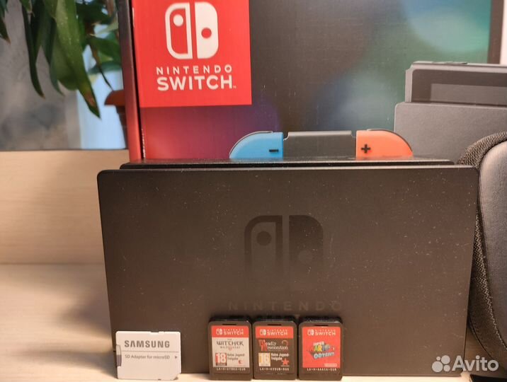 Nintendo Switch Rev 1 32 +256 + 2картриджа