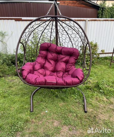 Подвесное кресло кокон для двоих