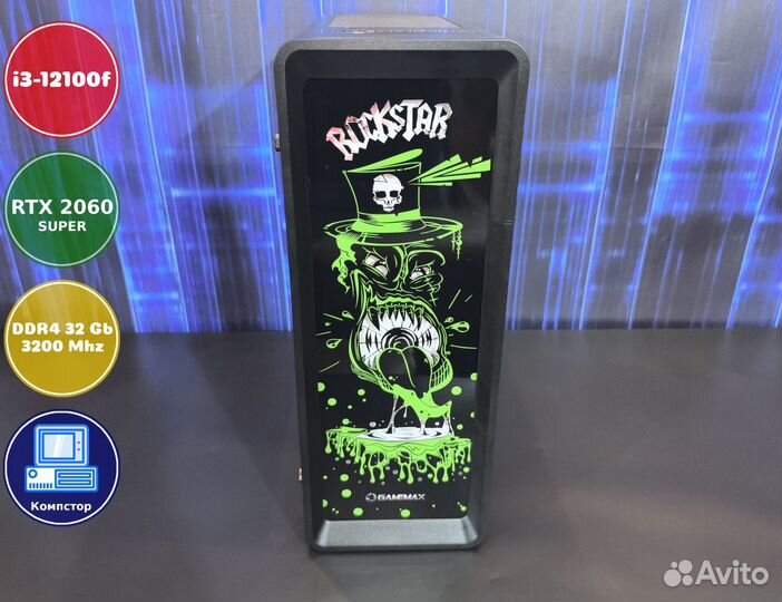 Сборка пк 4к i3-RTX2060SUP-32DDR4-ABV749163528-H610
