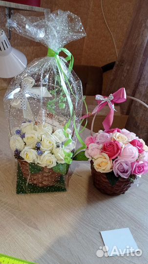 Мыльные розы букеты