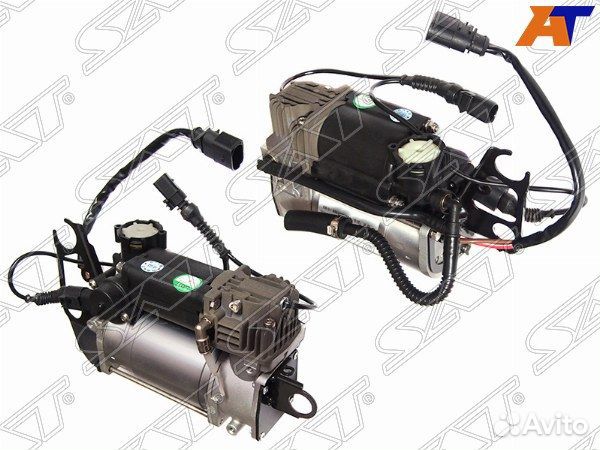 Компрессор контроля высоты подвески audi Q7