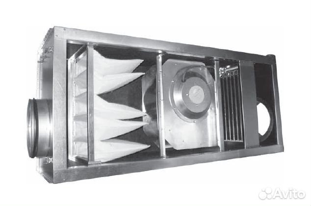 Приточная вент установка Shuft CAU 2000 м3/ч