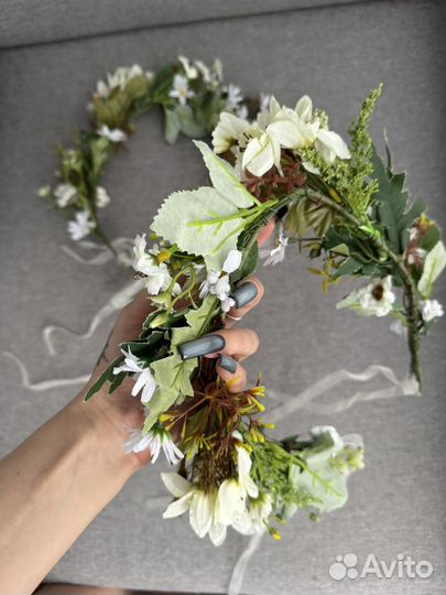 Венок на голову из цветов