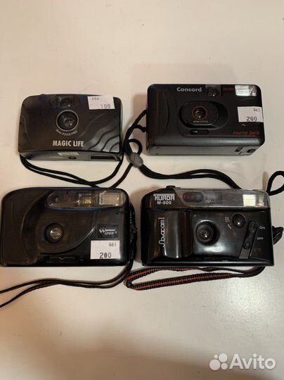 Мыльницы плёночные фотоаппараты лом