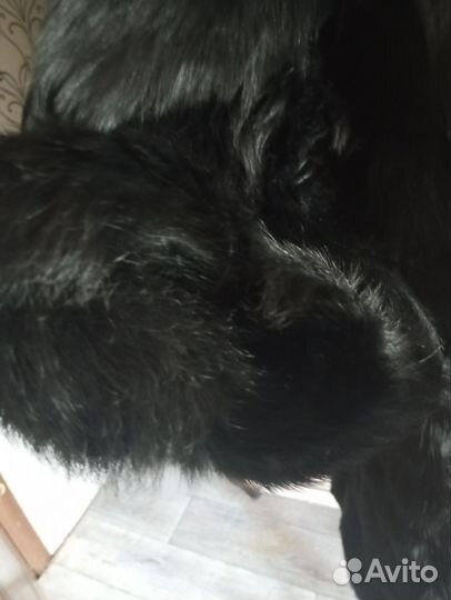 Шуба из меха волка