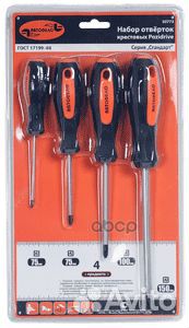 Набор отверток крестовых 4пр PZ блистер