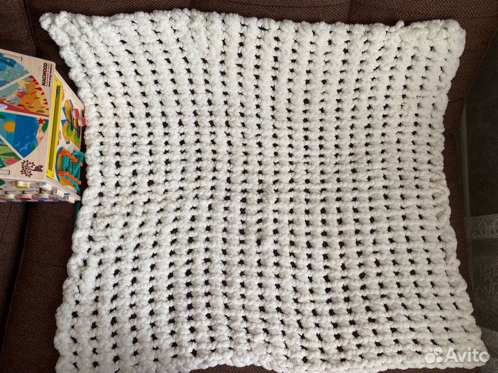 Плед детский вязаный ручная работа