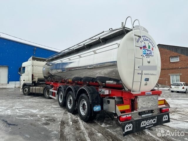 Полуприцеп пищевая цистерна Santi Молоковоз, 2024