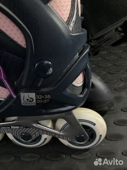 Роликовые коньки детские раздвижные 32-35размер
