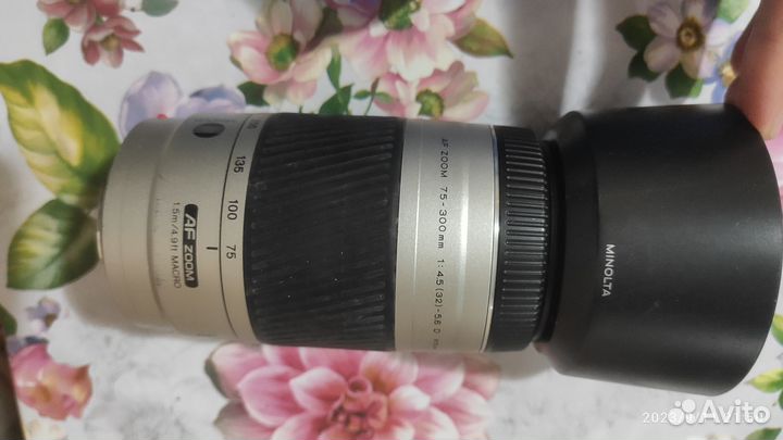 Объектив Minolta AF zoom 75-300mm